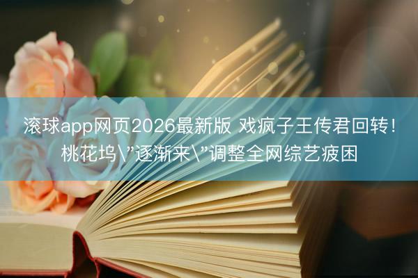 滚球app网页2026最新版 戏疯子王传君回转!桃花坞